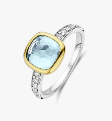 Anillo Ti Sento Milano Mujer in Plata Topazio blu 12414TY-54 - 12414TY-54